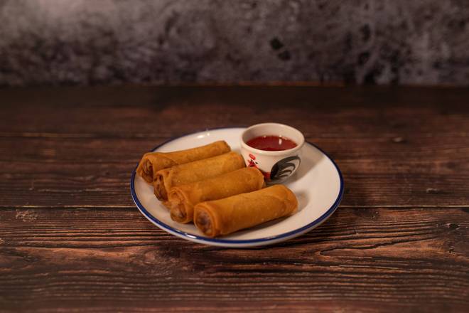 Spring Rolls (4 PCS) เปาะเปี๊ยะทอด